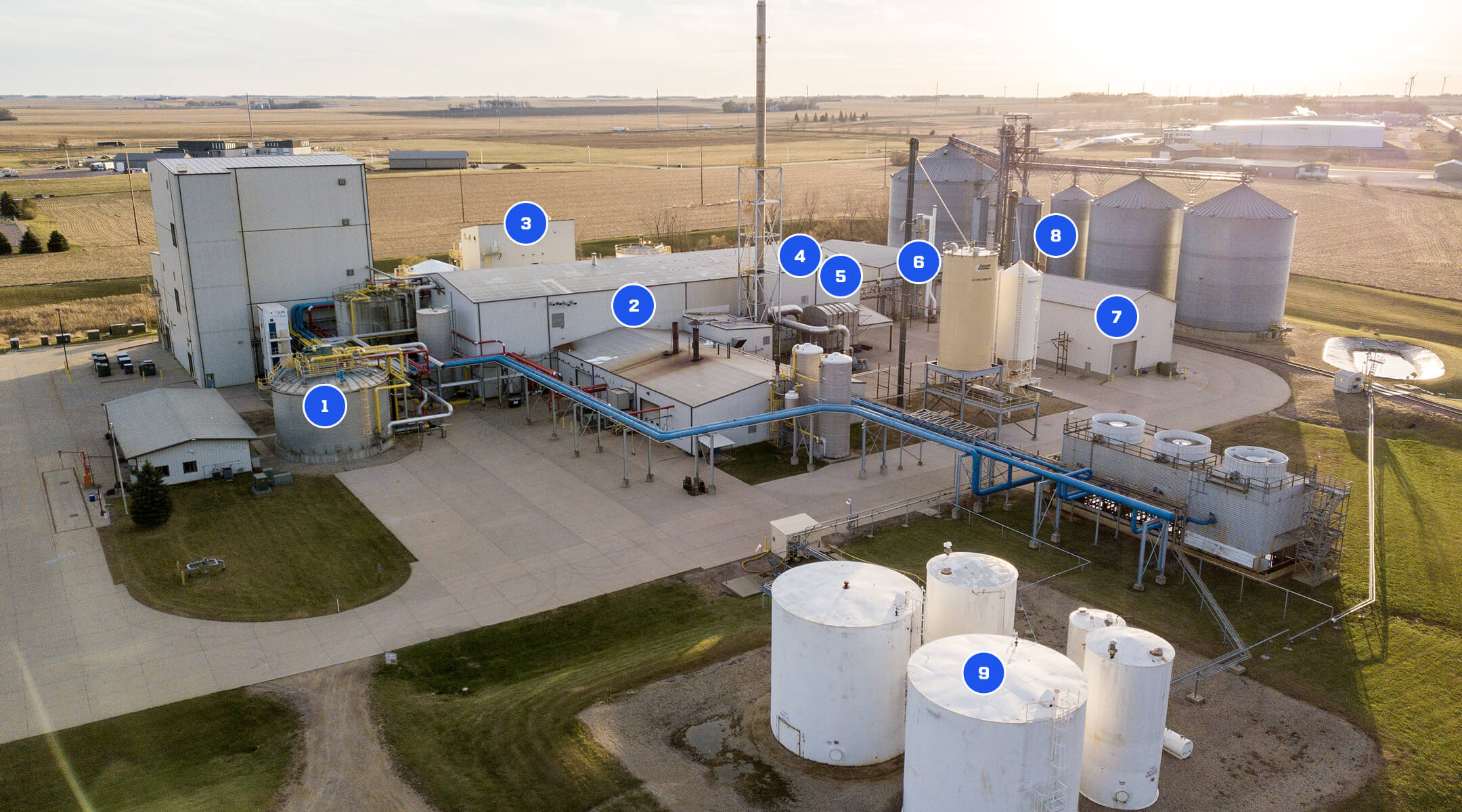 Agri Energy bioproduct innovation facility with ethanol production